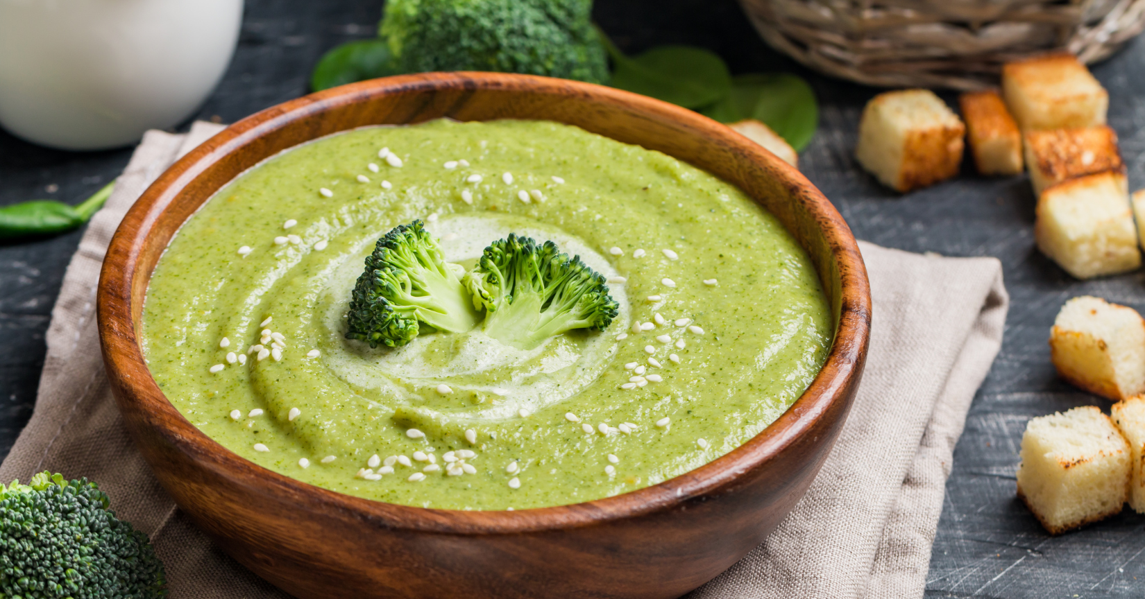 Soupe aux légumes verts